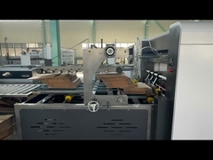 Máquina ondulada da caixa da caixa