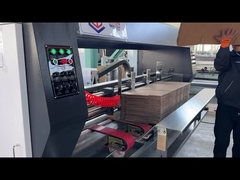 Máquina ondulada da caixa da caixa