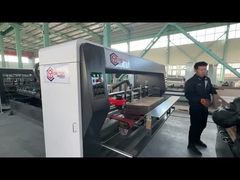 Máquina ondulada da caixa da caixa