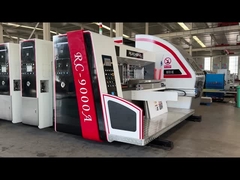 Máquina ondulada da caixa da caixa