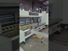 Máquina automática de impressão a moagem a moagem de caixas de cartão