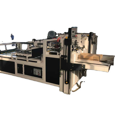 Máquina de fabricação de caixa corrugada automática de pasta de cola de colagem 2800mm Acionada Pneumática