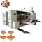 Máquina cortando posta hidráulica do cartão da máquina da cartonagem da pizza multicolorido