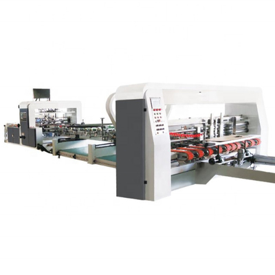 Folder Gluer Cartão corrugado caixa máquina estrutura compacta