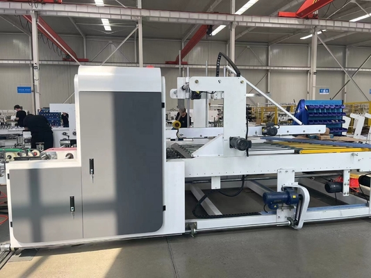 Folder Gluer Cartão corrugado caixa máquina estrutura compacta