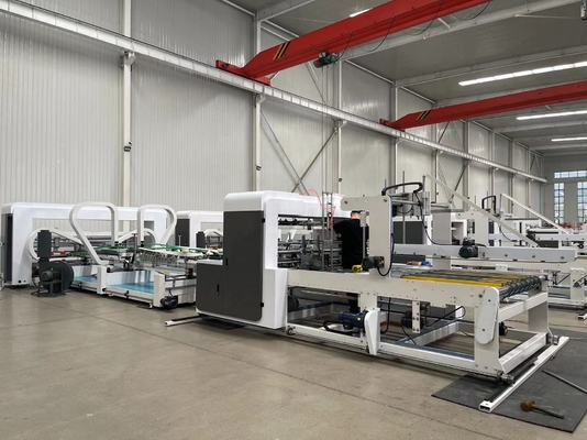 Folder Gluer Cartão corrugado caixa máquina estrutura compacta