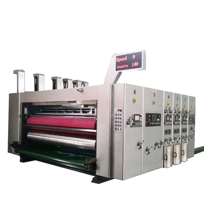 A auto impressora Slotter Machine For de Flexo das cores do alimentador 6 corrugou a caixa da caixa