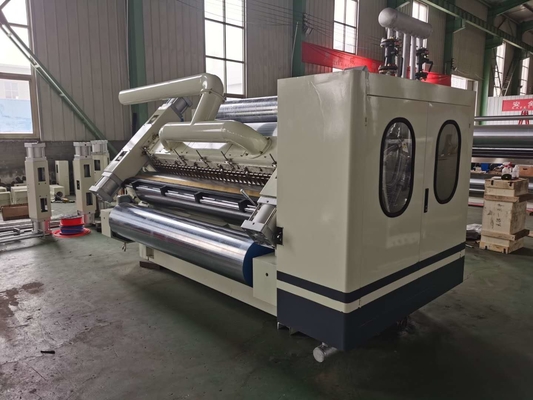 Aquecimento elétrico e flauta ondulada automática da máquina do único Facer de 1400mm