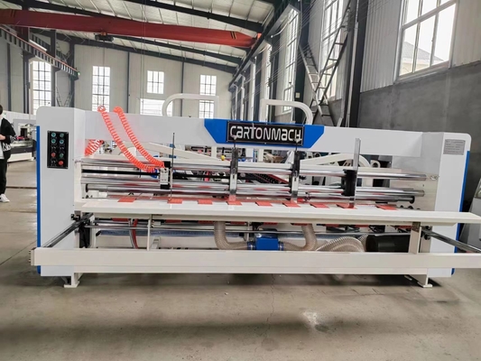 Altamente caixa ondulada de dobramento da caixa da automatização que cola a máquina 0~220m/Min