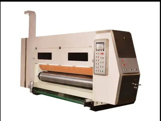 Impressora Plc Flexo totalmente automática Máquina de fecho para caixa ondulada