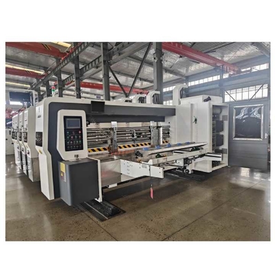 Máquina de fabricação de caixas onduladas de 220 V Flexoprinter Slotter Rotary Die Cutter