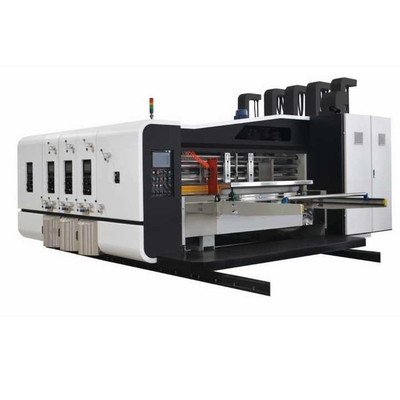 CE EAC Caixas de cartão corrugadas Máquina de impressão Flexo Slotter Die Cutter Stacker