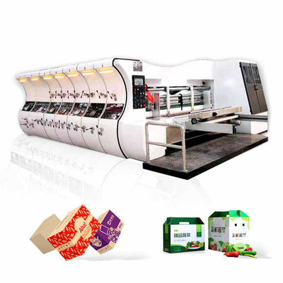 4 Cartão de cores Pizza caixa corrugada Máquina de Fabricação Flexo