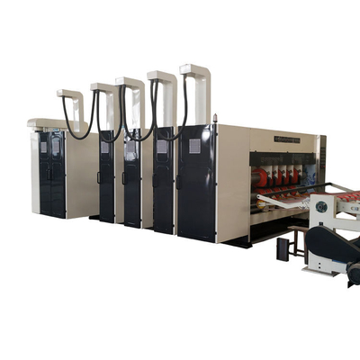 Máquina de impressão de caixas de cartão corrugado Flexo Slotter