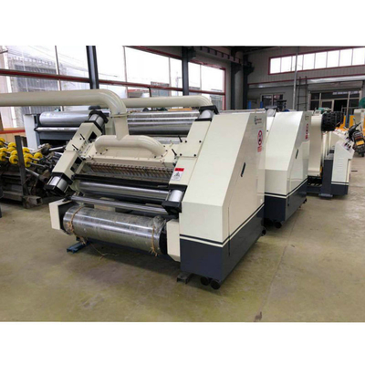 Máquina de fabricação de caixas de cartão corrugado de flauta PLC