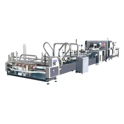 Folder Gluer Stapler fazendo caixa de cartão corrugado máquina