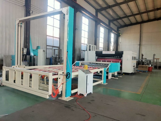A impressora Slotter Die Cutter de Flexo de quatro cores frutifica a cartonagem 220v da pizza dos pacotes