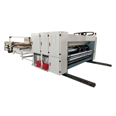 Borda de ataque que alimenta a máquina de Slotter Die Cutter da impressora de Flexo de 4 cores