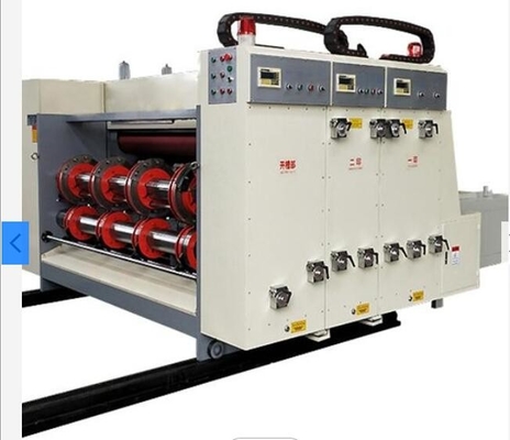 Cortador da cor 50pcs/Min Flexo Printer Slotter Die do alimentador 3 da corrente