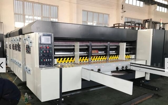 Impressão de cores da caixa dois da caixa que entalha a máquina cortando 150pcs/Min automático